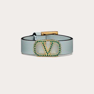 ISO  (in search of) Valentino Vlogo crystal blue green bracelet